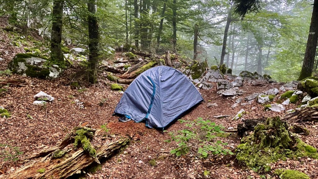 Camping au Mont Veyrier