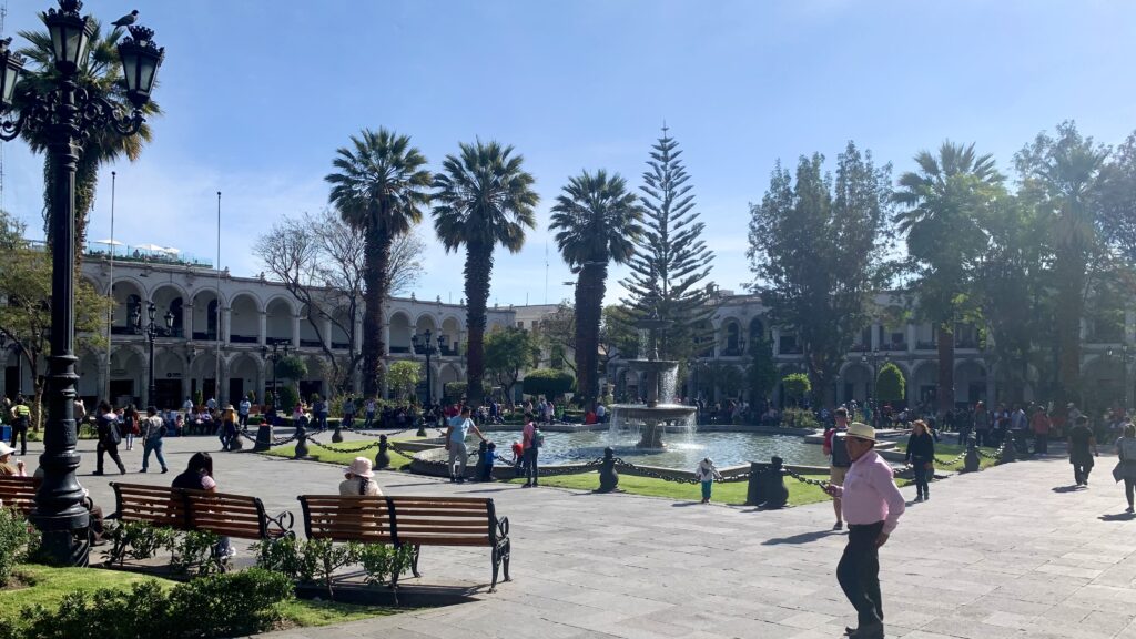 La Plaza de Arma d'Arequipa