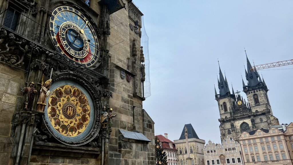 L'Horloge Astronomique au coeur de la vieille ville de Prague