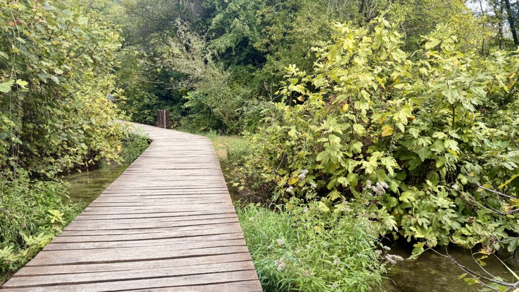 Les sentiers aménagés du parc de Krka