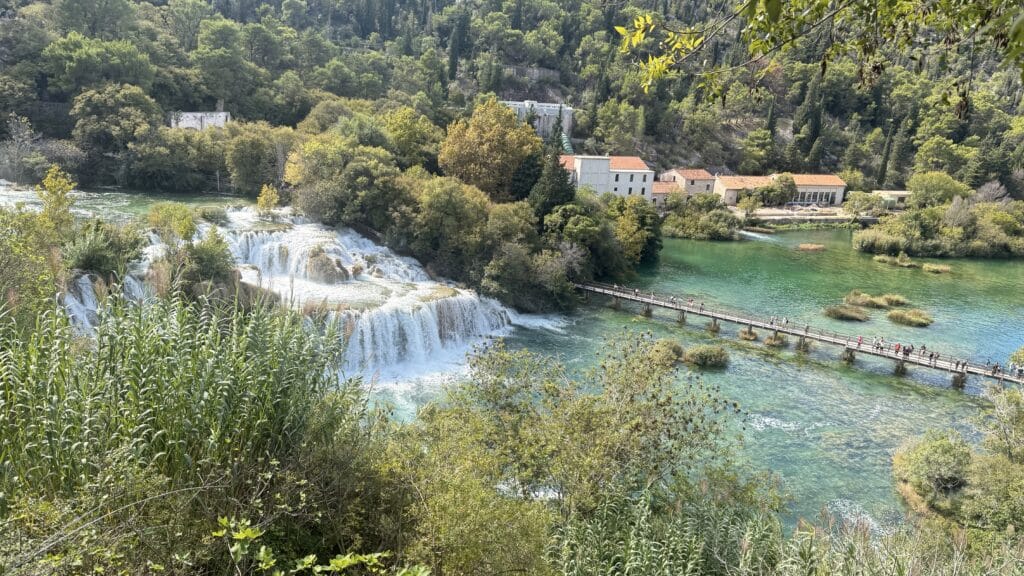 Les chutes de Roski au coeur du parc de krka
