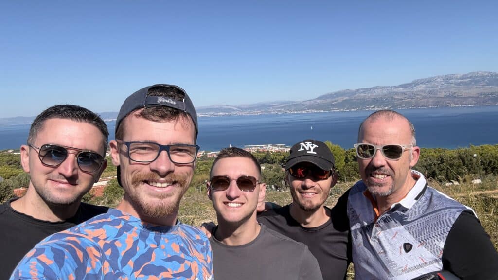 5 membres de l'immersion Bâtir son Empire à Split