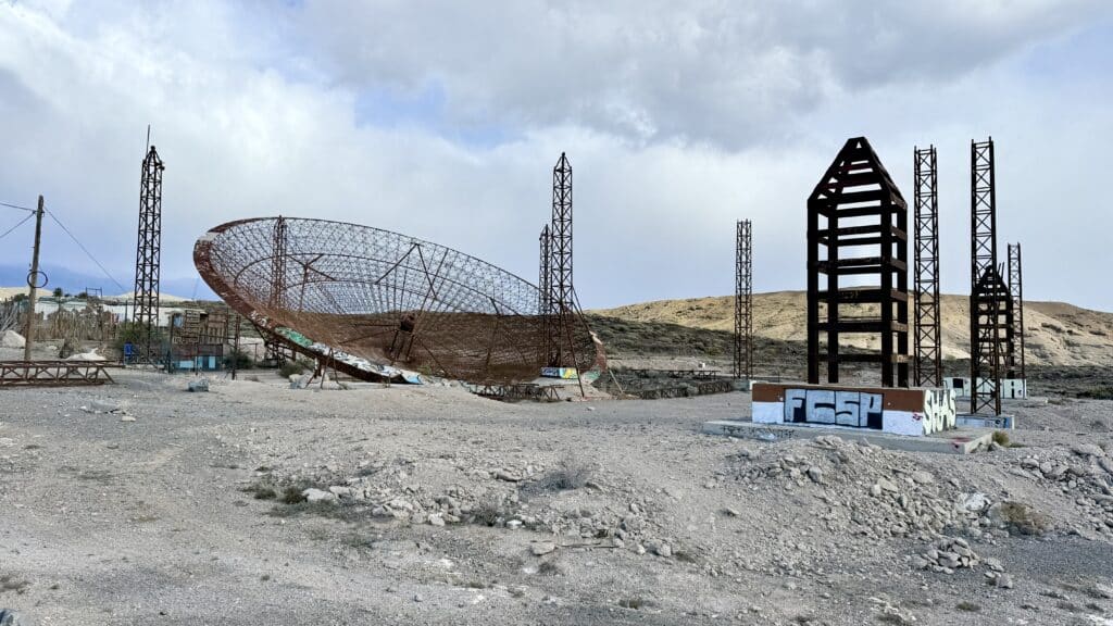 La parabole abandonnée à Tenerife