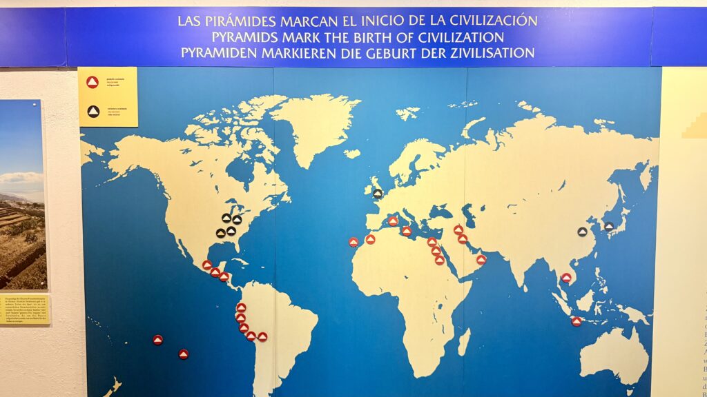 Les pyramides recensées à différents endroits dans le monde